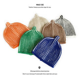 2 6 YEARS OLD CONTRAST COLOR CUTE KNITTED HAT_CWAH2065