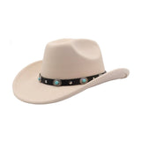 COUPLE S POLYESTER COWBOY JAZZ HAT ETHNIC STYLE_CWAH04384