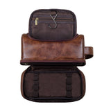 SIMPLE PORTABLE PU LEATHER COSMETIC BAG_CWAB0578