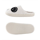 Smiling Face Pattern Winter Warm Cotton Slippers_Cwshs0461