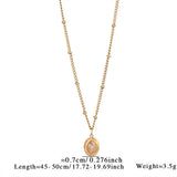 MINIMALIST HEART NECKLACE WITH BLUE TIGERS EYE_CWMM8820