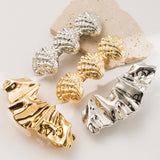 MINIMALIST METAL SPRING CLIP SHELL SHAPE HAIRPIN_CWAHA6178