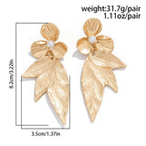 FASHIONABLE PUNK METAL STYLE GOLD EARRINGS_CWAJE1811