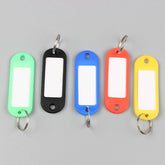 200 PACK BENDABLE COLORFUL PLASTIC KEY TAG CHARMS_CWMM2080