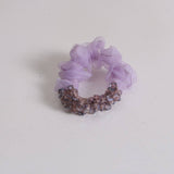SIMPLE ORGANZA HAIR TIE ELEGANT SOFT HIGH ELASTIC_CWAHA6782