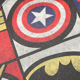 RETRO PRINTED RIVET DECORATION SHOULDER BAG HANDBAG_CWAB1478