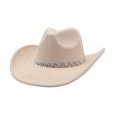 Western Cowboy Fedora Hat Ethnic Design_Cwah04437