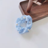 CHILDRENS PEARL PURE COLOR HAIR TIE_CWAHA1858