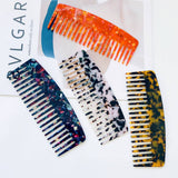 SIMPLE ANTI STATIC LEOPARD PRINT HAIR COMB_CWMM1093