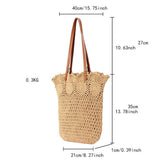 LIGHTWEIGHT MESH BEACH TOTE BAGS SUMMER ESSENTIALS_CWAB4654
