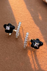 BEADS DECKED FLOWER EARRINGS_CWAJE0304