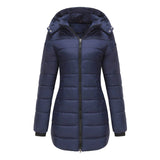 Waterproof Cotton-Padded Jacket With Removable Cap