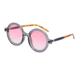FASHIONABLE THICK ROUND FRAME SUNGLASSES_CWASG0734