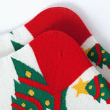 CHRISTMAS SNOWFLAKE GREEN CHRISTMAS SOCKS_CWMS0622