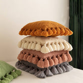 SOLID COLOR CORRUGATED TASSEL KNITTED PILLOW_CWMM2371