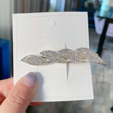 Pearl Leaf Hairpin Side Clip Duckbill Clip Hairpin_Cwaha4669