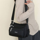 Nylon Multi-Compartment Shoulder Crossbody Bag_Cwasc1752