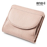 MINI SIMPLE FOLDING ULTRA THIN LEATHER WALLET_CWAB3710