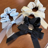 RETRO DOUBLE BOW HAIR SCRUTCHIES_CWAHA2813