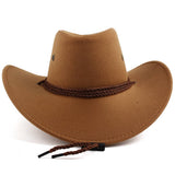 FAUX SUEDE WESTERN COWBOY HAT UNISEX OUTDOOR_CWAH1891