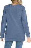 Solid-Color Pocket Long-Sleeved Loose Hoodie