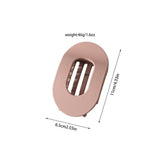 Cwaha07450_Large Round Flat Hair Claw Clip Strong Grip