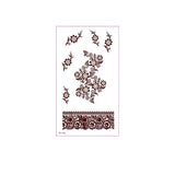 REALISTIC BROWN HENNA TATTOO STICKERS WATERPROOF_CWMM8347