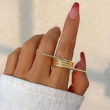SIMPLE ASYMMETRICAL STATEMENT FRENCH RING_CWAJE1926
