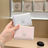 New Fresh Bow Mini 3-Fold Wallet For Women_Cwab06245