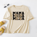 LEOPARD BOW PRINT T SHIRT LOOSE FIT FOR WOMEN_CWTTS1461