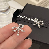 NEW STYLE FASHION EXQUISITE METAL BOW EARRINGS_CWAJE3003