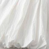 HIGH WAIST SLIM FIT BALLOON MIDI SKIRT_CWBMS0367