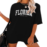 LOOSE FIT LONG T SHIRT FOR WOMEN CASUAL STYLE_CWTTS1457