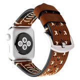 APPLE WATCH9 1 HANDMADE LEATHER STRAP_CWASC1580