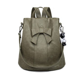 LEATHER BACKPACK WOMEN BOW DECORATION CROSSBODY BAG_CWAB0721