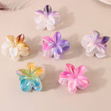 EGG FLOWER GRADIENT HAIR CLAW STYLISH ELEGANT_CWMM4986