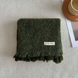 SOFT KNIT SCARF THICK TASSEL WINTER WARM WRAP_CWASC2292