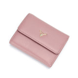 Top Layer Cowhide Simple Folding Thinleather Wallet_Cwab3823