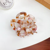 HOLLOW FLOWER HAIR CLAW RHINESTONE CHIC CLIP_CWAHA1590