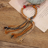 RETRO ETHNIC STYLE HAND WOVEN TASSEL BRACELET_CWAJE3962