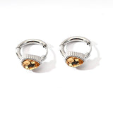 Unique Stainless Steel Heart Earrings With Cz_Cwmm8924