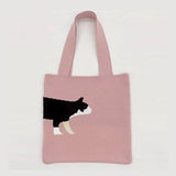 Women Leisure Animal Pattern Knitted Handbag_Cwab0848