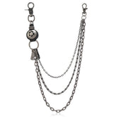 Vintage Five-Pointed Star Leather Pants Chain_Cwmm4830