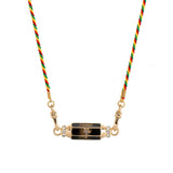 EVIL EYE CHARM CHOKER COLORFUL COTTON PENDANT_CWMM6968