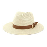 BEACH SUMMER CASUAL STRAW PANAMA HAT_CWAH059 B20223
