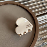 MINI HEART ACETATE HAIR CLAW FRENCH CHIC CLIP_CWAHA2637