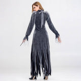 HALLOWEEN HORROR GHOST BRIDE ZOMBIE COSTUME_CWMM1530