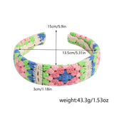 KNITTED COLOR MATCHING SWEET WIDE BRIM HEADBAND_CWAHA2241
