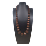 COLORFUL WOODEN LARGE ROUND BEAD LONG NECKLACE_CWMM4562