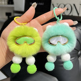 CUTE PLUSH ROBOT CAR KEYCHAIN BAG PENDANT GIFT_CWMM2553